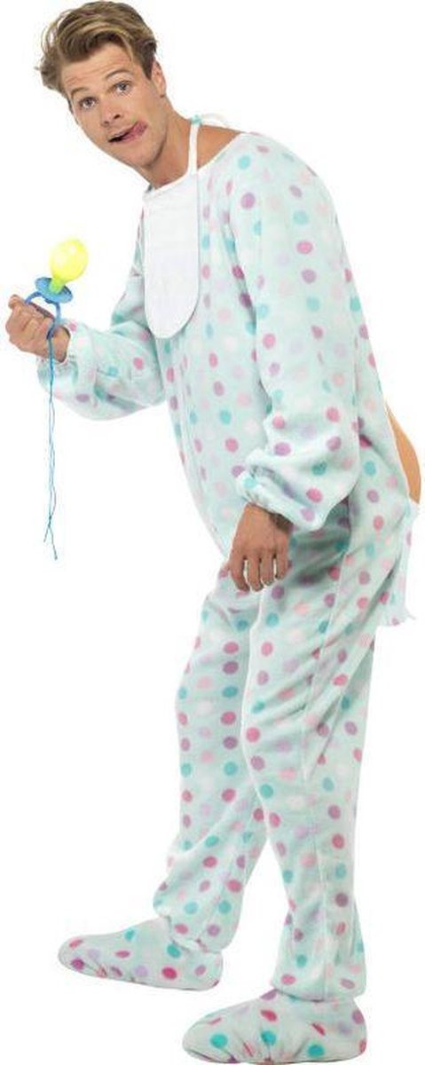 Grote Baby Kostuum | Volwassen Baby Kostuum Man | Medium | Carnaval kostuum | Verkleedkleding